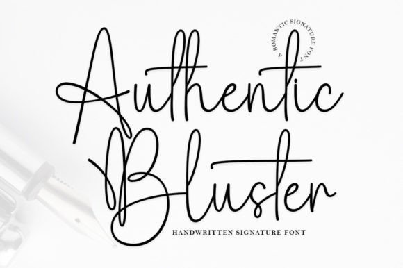 Authentic Bluster: A Script Typeface for Editorial Elegance