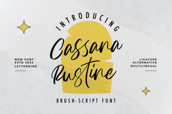 Cassana Rustin: The Elegant Script Font for Brand Growth