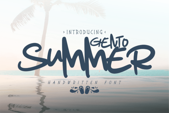 Gento Summer: The Handwritten Font for Scroll-Stopping Campaigns
