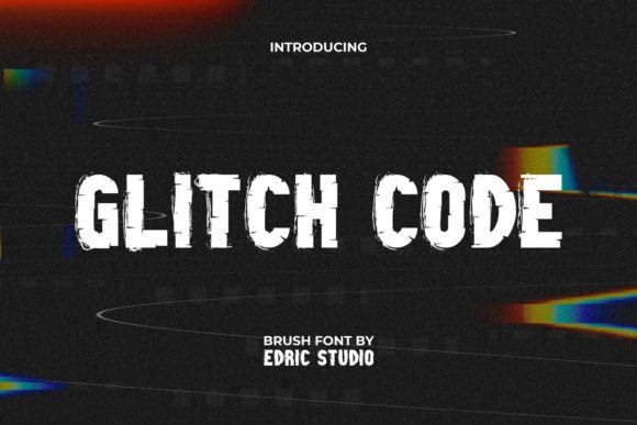 Glitch Code: A Bold Display Font for Editorial Impact