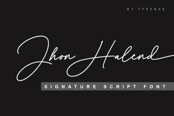Jhon Halend: The Signature Font for Scroll-Stopping Marketing