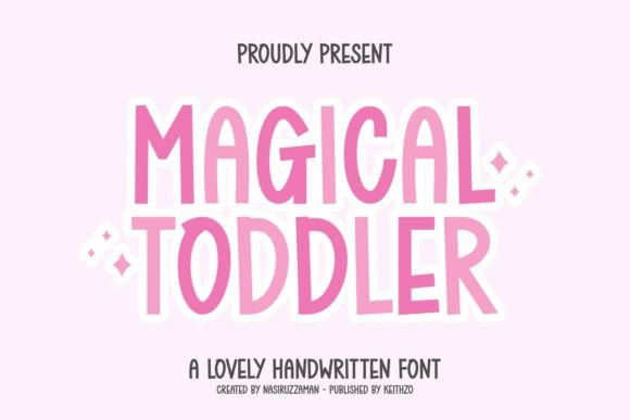 Magical Toddler: A Whimsical Typeface for Playful Branding