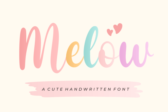 Melow: A Whimsical Script Font for Editorial Design