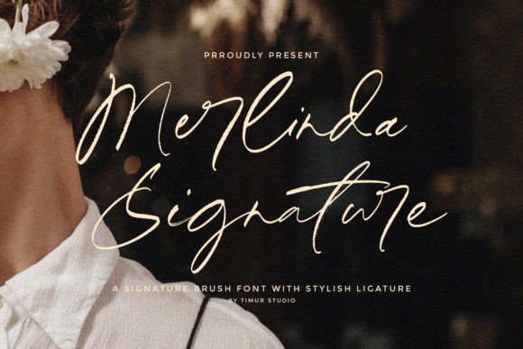 Merlinda Signature: An Elegant Typeface for Editorial Design