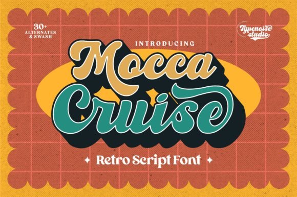 Mocca Cruise: A Bold Script Font for Editorial Impact
