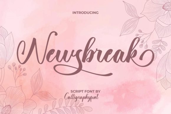 Newsbreak Font: A Classy Script for Your Brand