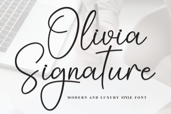 Olivia Signature: A Designer's Take on Modern Script Elegance
