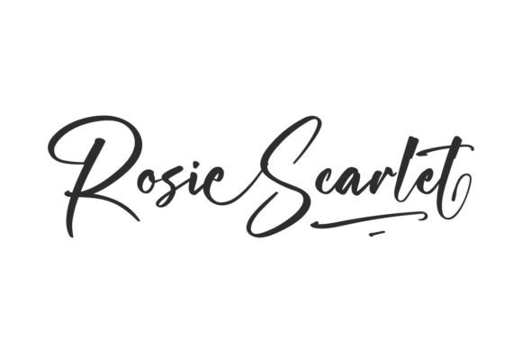 Rosie Scarlet Font: The Perfect Script for Handmade Brands