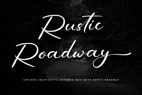 Rustic Roadway Font: Elevate Your Small Business Branding