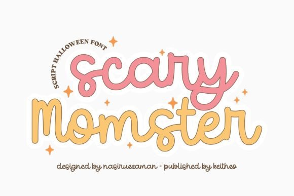 Scary Momster: A Handwritten Font for Festive Editorial Design