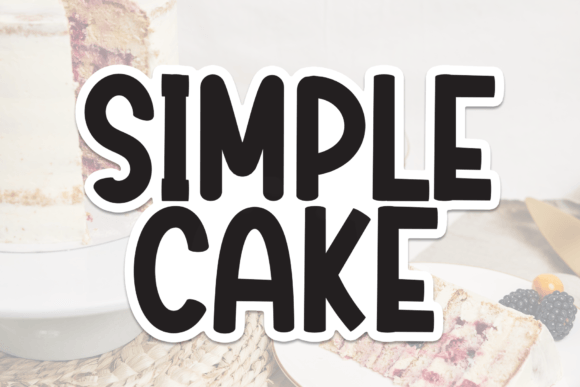 Simple Cake: A Handwritten Typeface for Editorial Warmth
