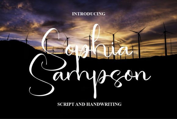 Sophia Sampson: A Handwritten Font for Authentic Branding