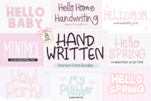 Spring Handwritten Bundles: A Versatile Typeface for Web Design