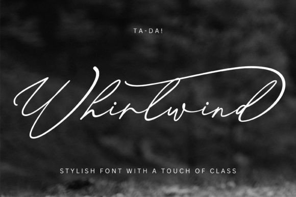 Whirlwind: The Handwriting Font That Polishes Your Brand